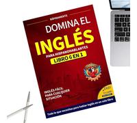 English Learning Books for Adults | 6-in-1 English Grammar Vocabulary Workbook - Easy Bilingual Workbook for Travel Business Holiday Study Abroad Students Negotiations School Reading