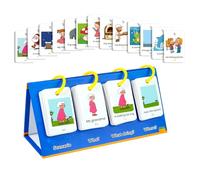 English Learning Pocket Chart Card, Word Sentence Desktop Early Education Card For Kids 3-10