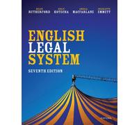 English Legal System 7e