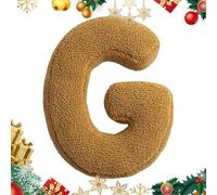 English Letters Throw Pillow | Plush English Alphabet Cushion | A to Z Initial Letter Soft Hugging Pillow, English Letter Plush Cushion for Kids, Friends, Family