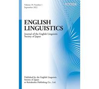 English Linguistics, Volume 39, Number 1