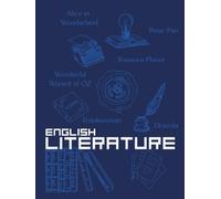 English Literature Blue Line with blank section Notebook: Great for School