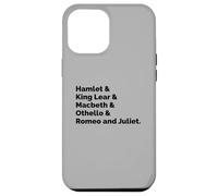 English Literature Fan Teacher Student William Shakespeare Case for iPhone 12 Pro Max