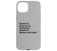 English Literature Fan Teacher Student William Shakespeare Case for iPhone 15 Plus