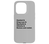 English Literature Fan Teacher Student William Shakespeare Case for iPhone 15 Pro