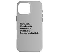 English Literature Fan Teacher Student William Shakespeare Case for iPhone 16 Pro Max