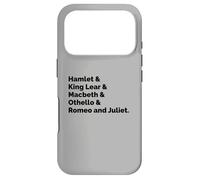 English Literature Fan Teacher Student William Shakespeare Case for iPhone 17 Pro