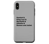 English Literature Fan Teacher Student William Shakespeare Case for iPhone XS Max