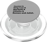 English Literature Fan Teacher Student William Shakespeare PopSockets PopGrip for MagSafe