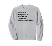 English Literature Fan Teacher Student William Shakespeare Sweatshirt