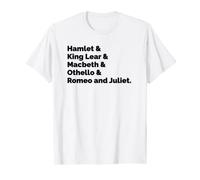 English Literature Fan Teacher Student William Shakespeare T-Shirt