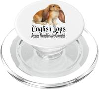 English Lop Rabbits Because Normal Ears Are Overrated PopSockets PopGrip for MagSafe