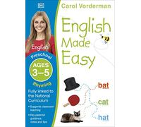 English Made Easy Rhyming Preschool Ages 3-5: Ages 3-5 Preschool
