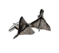 English Made Vulcan Bomber Aircraft Pewter Cufflinks Presented in a Box
