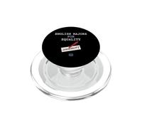 English Major English Majors For Equality Inequality Reader PopSockets PopGrip for MagSafe