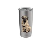 English Mastiff Dog Illustration Stainless Steel Insulated Tumbler