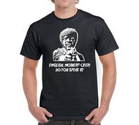 English Motherf*Cker Do You Speak It Mens T-Shirt Pulp Movie Fiction Funny O-Neck Unisex Short Sleeve T-Shirt Black L