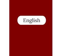 English Notebook - 125 Pages V1: College Ruled Paper | 8.5 x 11" | School, Study, and Lab Notes, Academic Lined Notebook for Students, Teachers, and English Lovers (Modern Study Series)