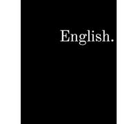 English Notebook - Graph Paper 5 Squares Per Inch, Minimalist Black Cover, Black Study Series: English Notebook for Students, Grammar, Vocabulary, ... 5x5 Grid Paper, Minimalist Black Aesthetic