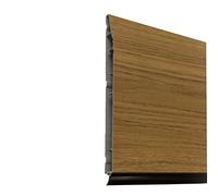 English Oak 150mm 6" Chamfered Skirting Board UPVC 2.5m Long Plastic Roomline