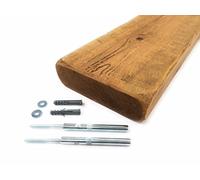 ENGLISH OAK COLOUR FLOATING SHELF RECLAIMED RUSTIC STYLE 1x105cm