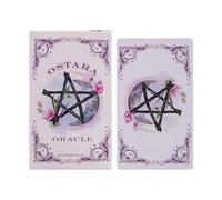 English Oracle Cards, Tarot Learning Deck, Oracle Board with 20 Pieces, Card Companion with Board Game Props, Spiritual Accessory, Card Collection for Dorm Home Camping Play Fun Use
