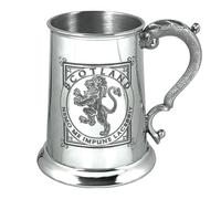English Pewter Company 1 Pint Rampant Lion Design Scottish Beer Mug Tankard Personalised with Free Engraving [SG505]