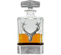 English Pewter Company 650ml Regal Stag Decanter with Pewter Base and Lid [DEC031]