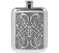 English Pewter Company Celtic Knot Design 6oz Hip Flask [CEL128]