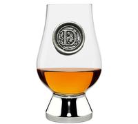 English Pewter Company Glencairn Personalised Whisky Glass with Monogram Initial - Unique Gifts for Men - with Your Choice of Initial 200ml [WGP204] (D)