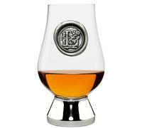 English Pewter Company Glencairn Personalised Whisky Glass with Monogram Initial - Unique Gifts for Men - with Your Choice of Initial 200ml [WGP212] (L)