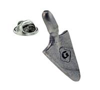 English Pewter Masonic with G Design Trowel Lapel Pin Badge