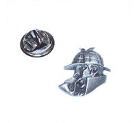 English Pewter Sherlock Holmes Pin Badge