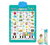 English Phonetic Posters - Educational Sound Board Colorful Sound Posters | Phonetic Poster For Preschool Learning, Electronic Phonetic Poster For Preschool Learning