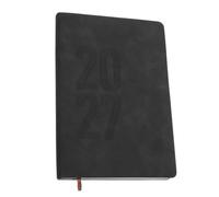 English Planning Notebook 365 Daily Pages Black Paper