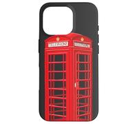 English red telephone booth, hand drawing Case for iPhone 16 Pro