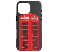 English red telephone booth, hand drawing Case for iPhone 16 Pro Max