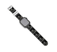 English Riding Hunter Jumper Women Riding Horse Watch Bands Replacement Silicone Straps Sport Wristbands Compatible for Apple Watch 38mm/40mm