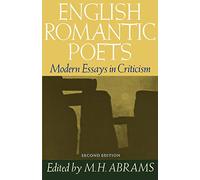 Abrams - English Romantic Poets Modern Essays in Criticism - New pape - J555z