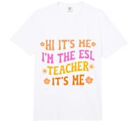 English Second Language Teach Teaching ESL Teacher Comfort Colors Adult Heavyweight T-Shirt
