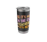 English Second Language Teach Teaching ESL Teacher Stainless Steel Insulated Tumbler