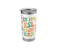 English Second Language Teach Teaching ESL Teacher Stainless Steel Insulated Tumbler