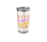 English Second Language Teach Teaching ESL Teacher Stainless Steel Insulated Tumbler