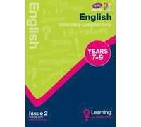 English Secondary Question Sets YEARS 7-9: 2