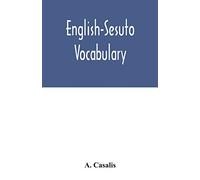 English-Sesuto vocabulary