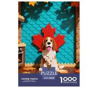 English Setter 1000 Pieces Jigsaw Puzzles Cute Pets Puzzle for Adults Staycation Kill Time Wall Decoration Gift Game for Boys And Girls Age 14+ ForAdults 38x26cm/1000pcs