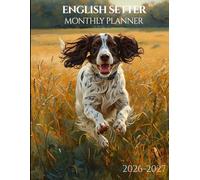 English Setter 2026-2027 Monthly Planner