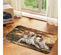 English Setter Autumn Pets Dogs English,Waterproof Pet Feeding Mat,PU Leather Placemats for Cat Dog Water Bowl,Food Mats,30x45cm