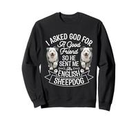 English Sheepdog Lover Good Friend English Sheepdog Sweatshirt