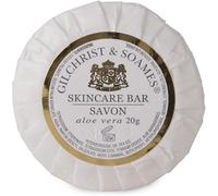 English Spa Tissue Pleated Soap | Individually Premium Wrapped Guest Soaps | Mini Hotel Toiletries Bulk | Travel Soap for Hotels, Airbnb, Holiday Lets | Gilchrist & Soames - Choice Of Qty (50 Soaps)